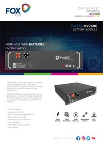 Solar PV Batteries