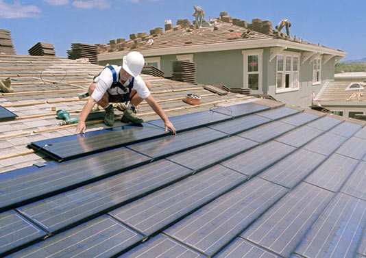solar panal on roof installations