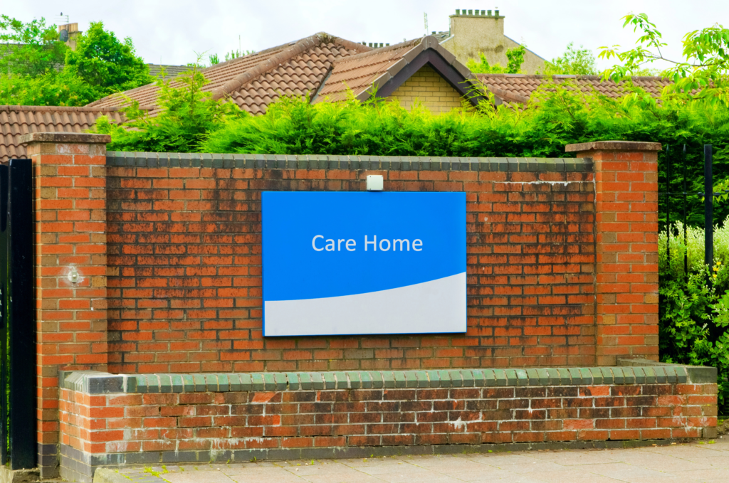 a care home view from outside