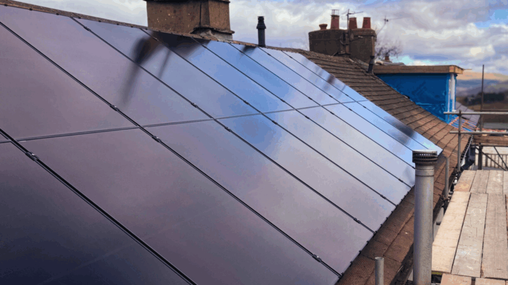 Ups solar solar panel installation